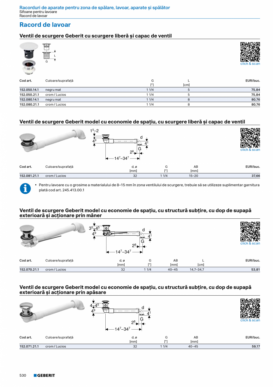 Pagina 529-Catalog Colectii de baie si sisteme sanitare  Catalog, brosura Romana e pot fi combinate liber în...