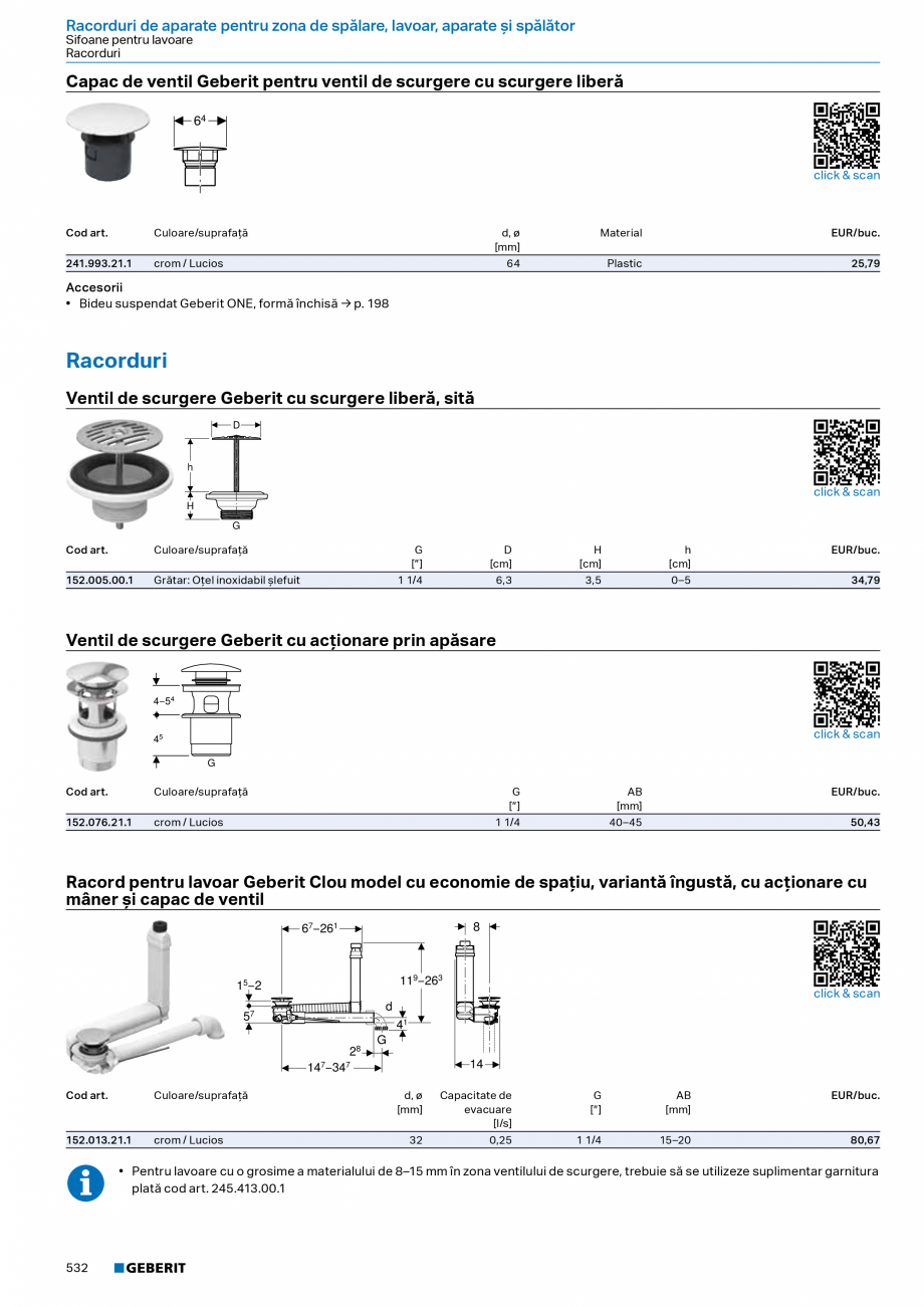 Pagina 531-Catalog Colectii de baie si sisteme sanitare  Catalog, brosura Romana papă exterioară și...