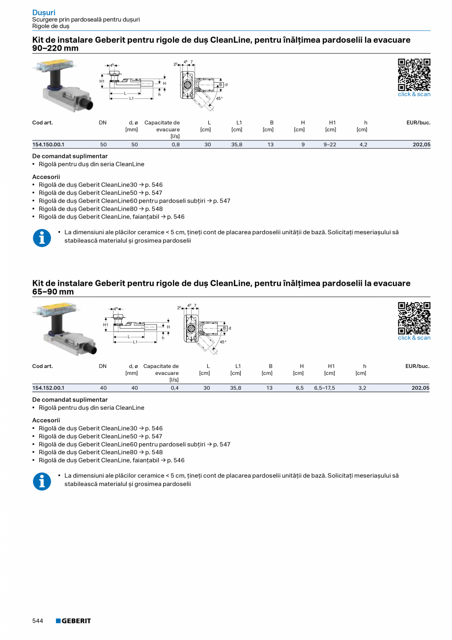 Pagina 543-Catalog Colectii de baie si sisteme sanitare  Catalog, brosura Romana entarea generală a gamei de...