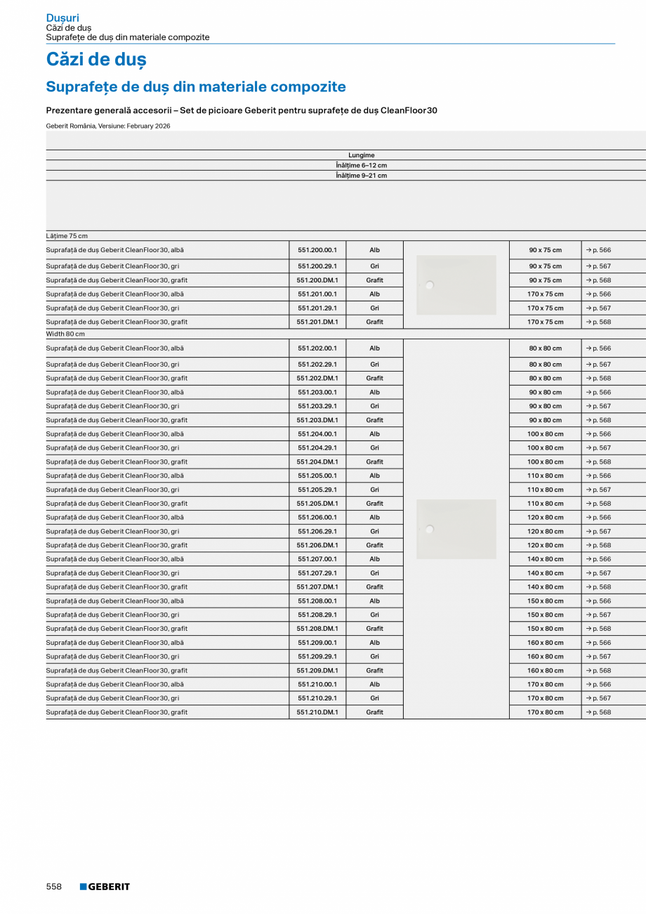 Pagina 557-Catalog Colectii de baie si sisteme sanitare  Catalog, brosura Romana  cu două sertare → p. 392...