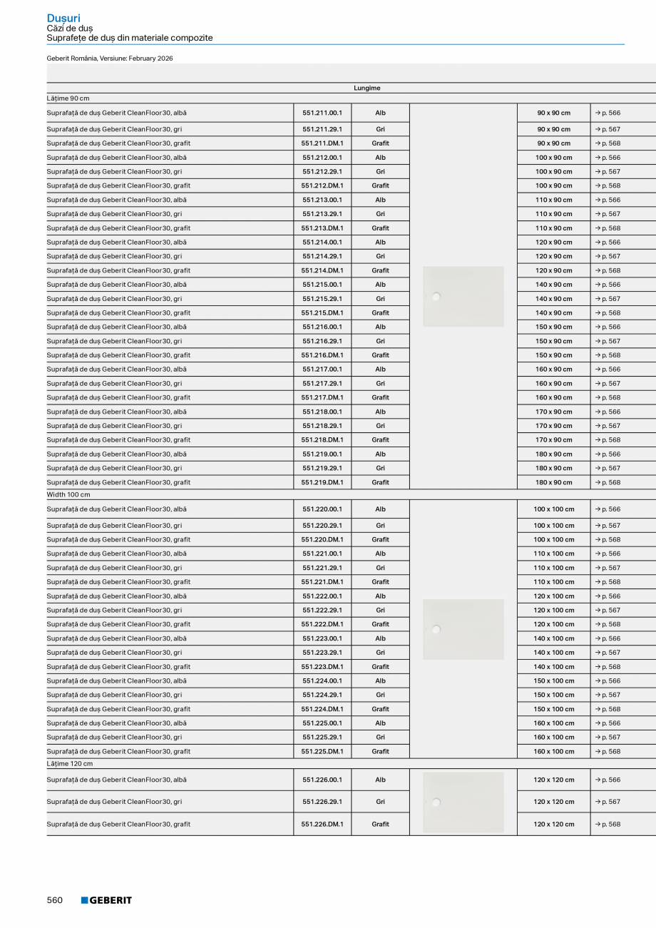 Pagina 559-Catalog Colectii de baie si sisteme sanitare  Catalog, brosura Romana .1

Fără orificiu de robinet...