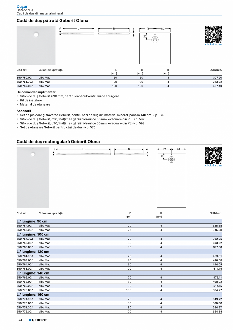 Pagina 573-Catalog Colectii de baie si sisteme sanitare  Catalog, brosura Romana nto pentru lavoar, cu un...