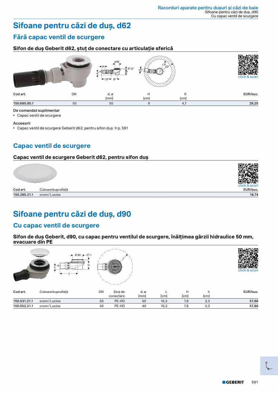 Pagina 590-Catalog Colectii de baie si sisteme sanitare  Catalog, brosura Romana yle → p. 351
• Piedestal...