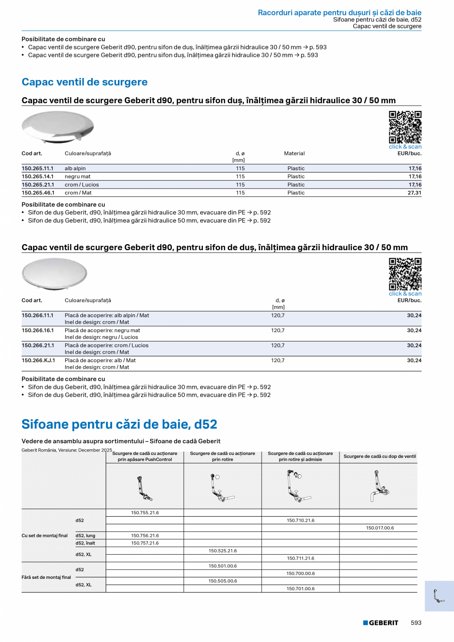 Pagina 592-Catalog Colectii de baie si sisteme sanitare  Catalog, brosura Romana  / lăţime: 45 cm

Orificiu...