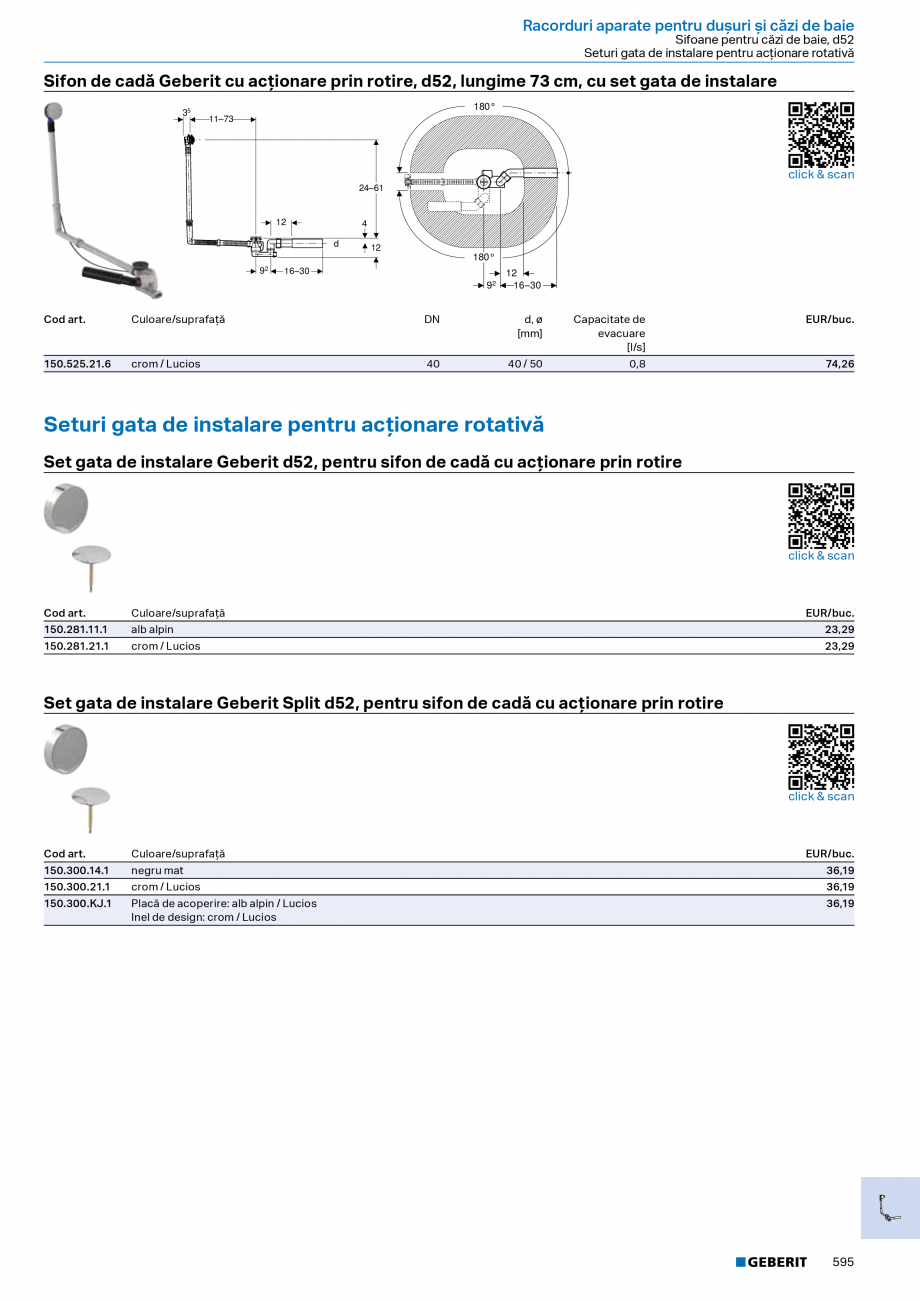 Pagina 594-Catalog Colectii de baie si sisteme sanitare  Catalog, brosura Romana destal Geberit Abalona doar...