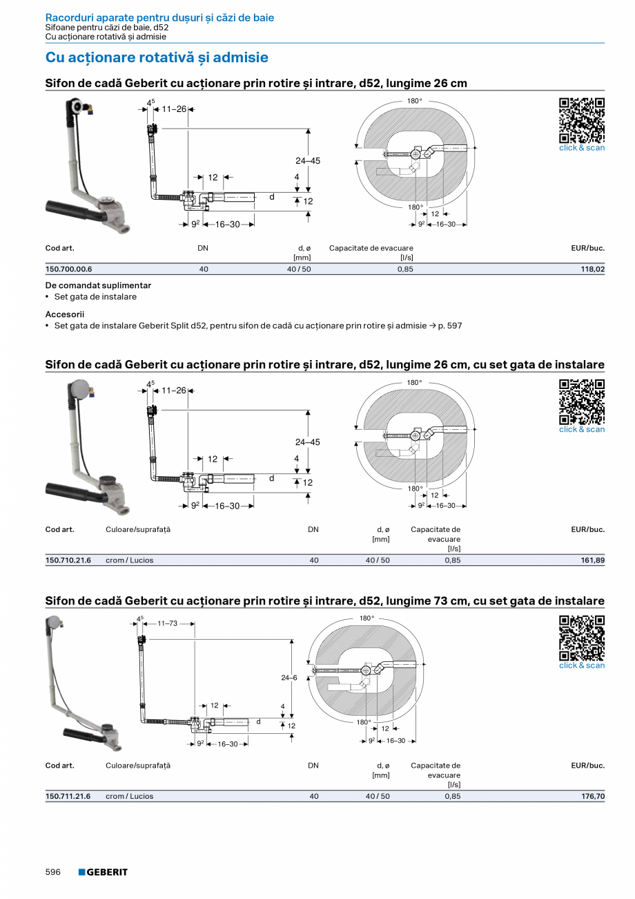 Pagina 595-Catalog Colectii de baie si sisteme sanitare  Catalog, brosura Romana � Semipiedestal Geberit...