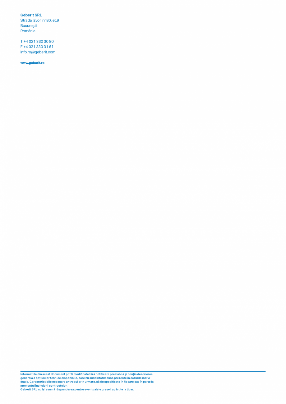 Pagina 620-Catalog Colectii de baie si sisteme sanitare  Catalog, brosura Romana 
Orificiu de robinet: Fără

...