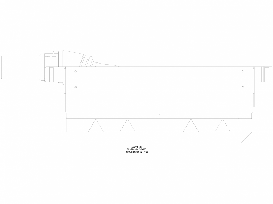 Pagina 1-CAD-DWG Element de instalare Geberit GIS pentru dus, cu scurgere in perete, pentru o inaltime a...