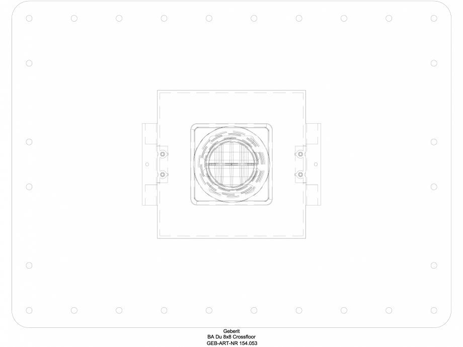 Pagina 1-CAD-DWG Scurgere prin pardoseala Geberit, cu patrundere prin podea cod 154.053.00.1_G GEBERIT...