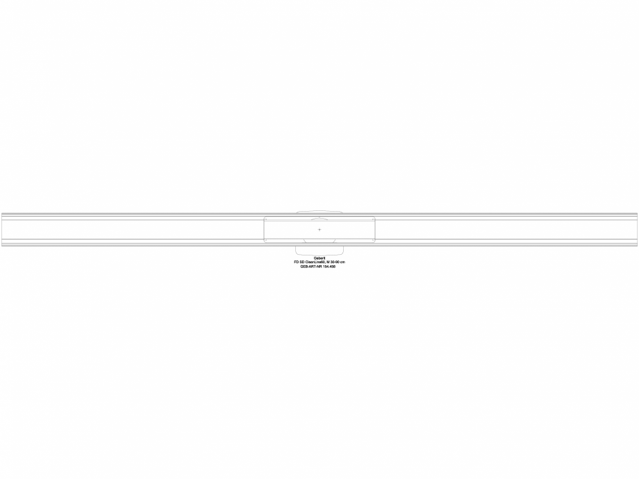 Pagina 1 - CAD-DWG Rigola pentru dus Geberit CleanLine60, pentru pardoseli subtiri cod 154.458.00...