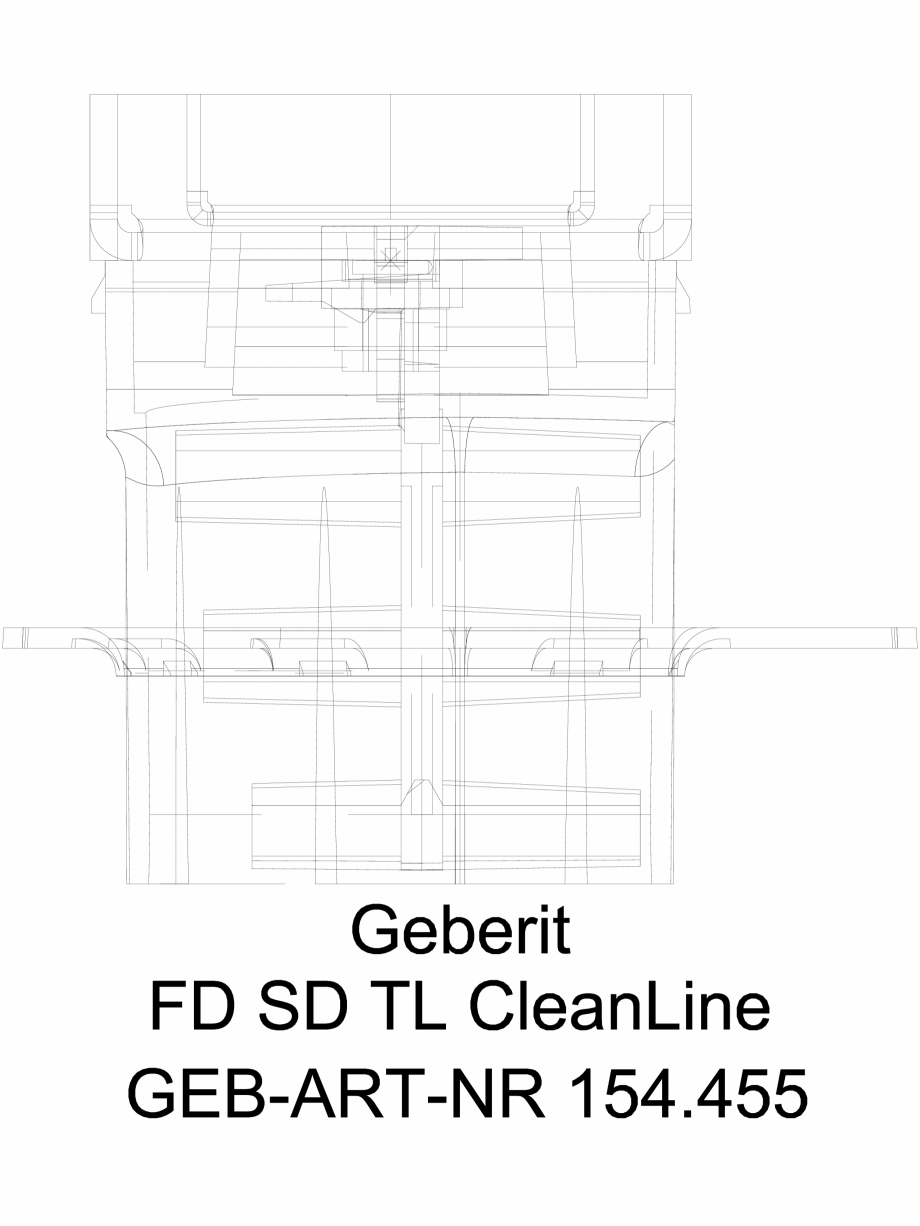 Pagina 1-CAD-DWG Rigola de dus Geberit CleanLine, cu posibilitate de placare cu placi ceramice cod 154.455.00...