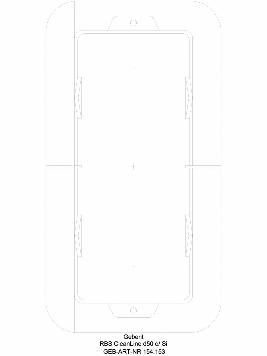 Pagina 1 - CAD-DWG Kit de instalare Geberit pentru rigole pentru duş din seria CleanLine, instalare...