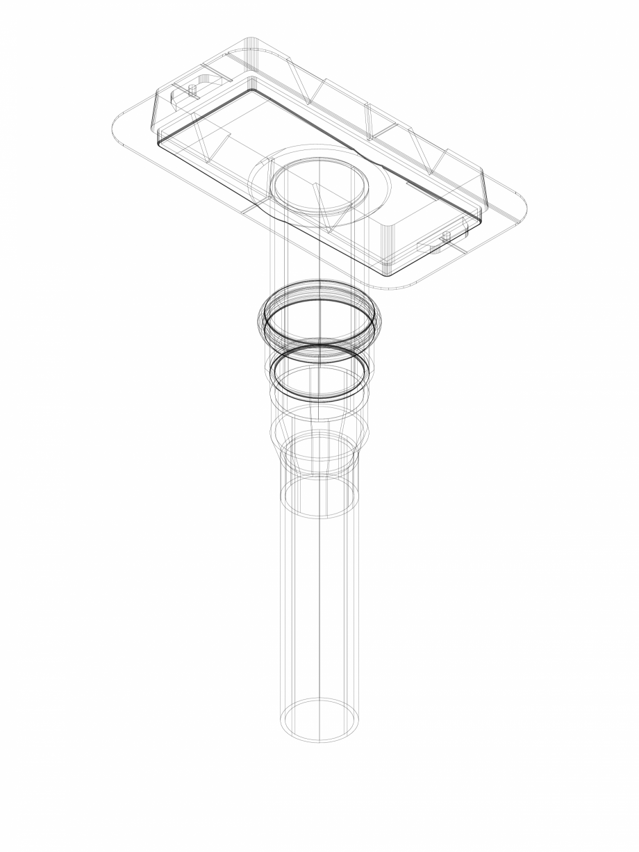 Pagina 1-CAD-DWG Kit de instalare Geberit pentru rigole pentru duş din seria CleanLine, instalare prin...