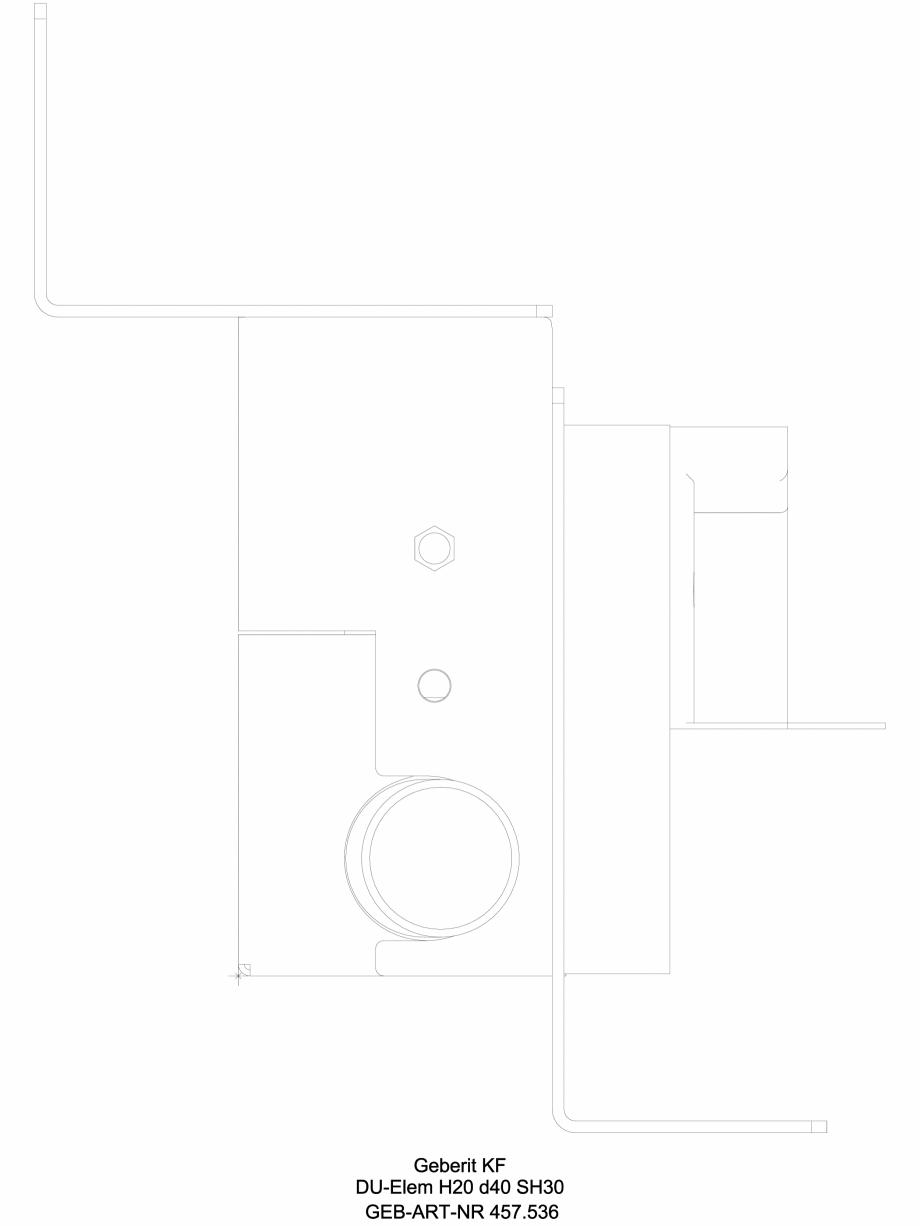 Pagina 1-CAD-DWG Element de instalare Geberit Kombifix pentru dus, cu scurgere in perete cod 457.536.00.1_L...