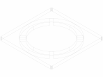 Geberit Designrost Circle, 8 x 8 cm cod 154.311.00.1_P GEBERIT