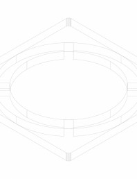 Geberit Designrost Circle, 8 x 8 cm cod 154.311.00.1_P