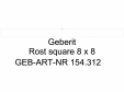 Geberit Designrost Square, 8 x 8 cm cod 154.312.00.1_A GEBERIT - Sifon