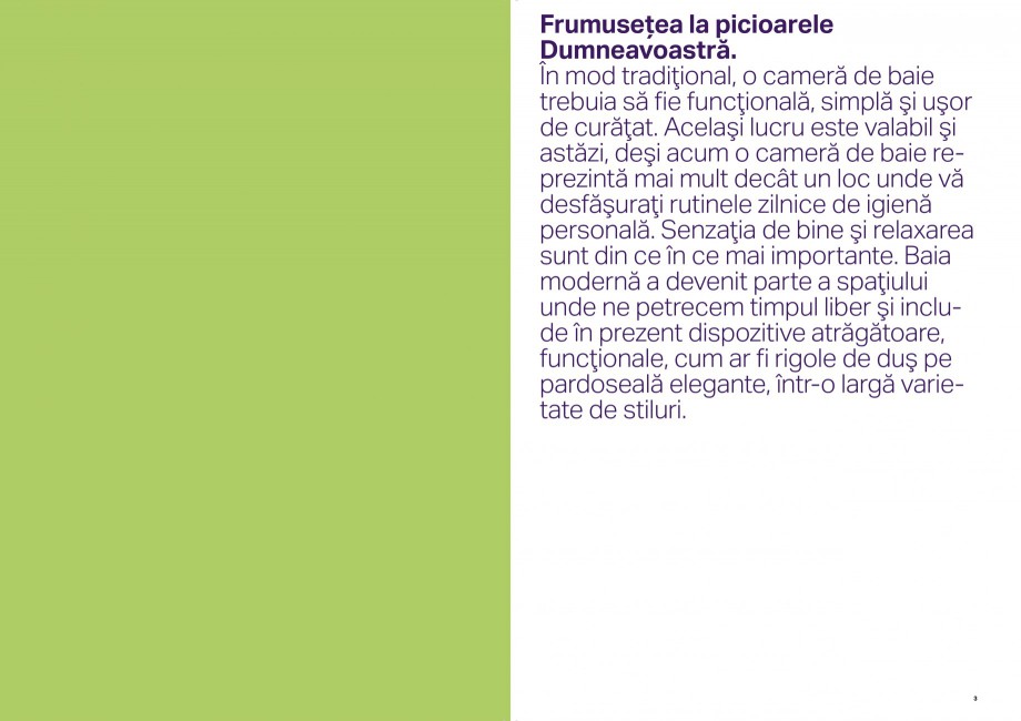 Pagina 2-Placerea pura a dusului - Rigole de dus GEBERIT Scurgere in pardoseala Catalog, brosura Romana ....