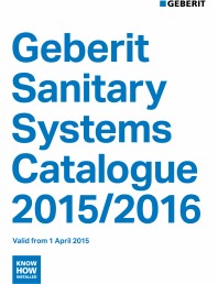 Sisteme sanitare Geberit 2015-2016
