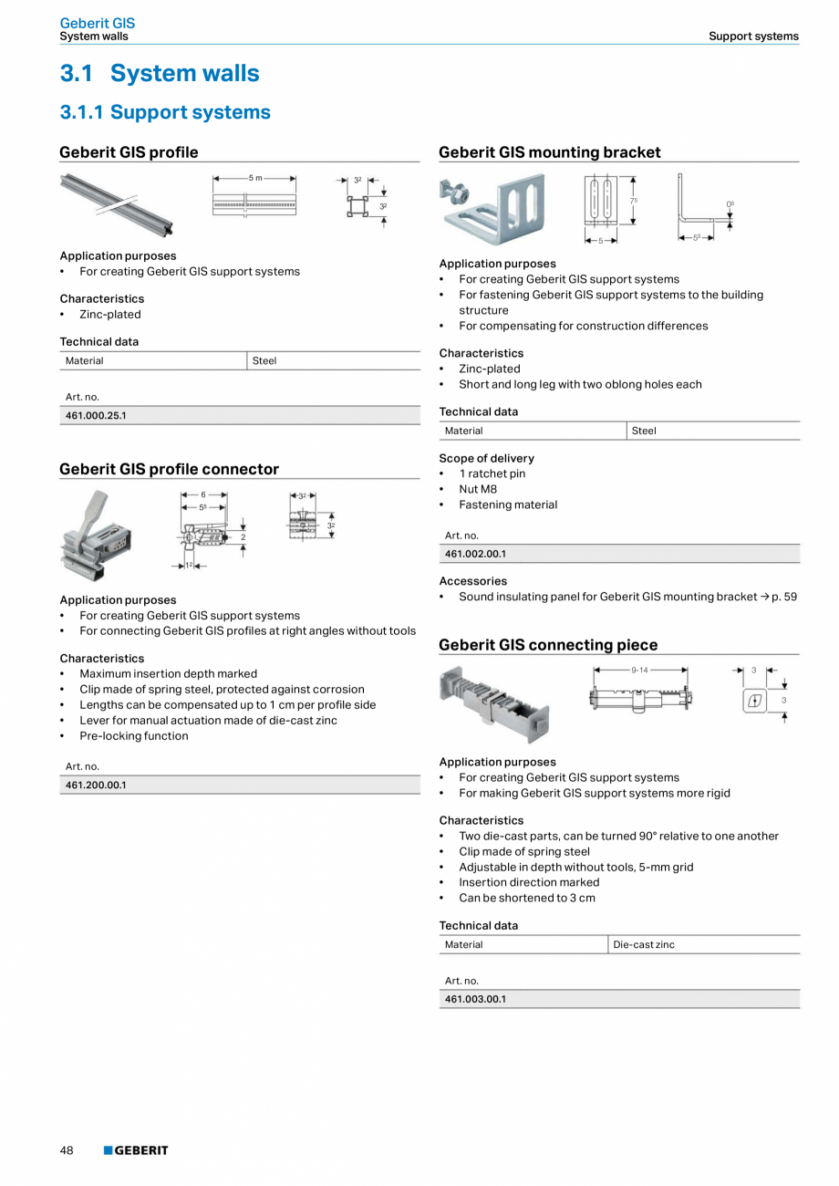 Pagina 48-Sisteme sanitare Geberit 2015-2016 GEBERIT Scurgere in pardoseala Catalog, brosura Engleza  For...