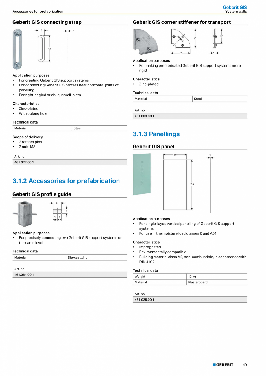 Pagina 49-Sisteme sanitare Geberit 2015-2016 GEBERIT Scurgere in pardoseala Catalog, brosura Engleza cealed...