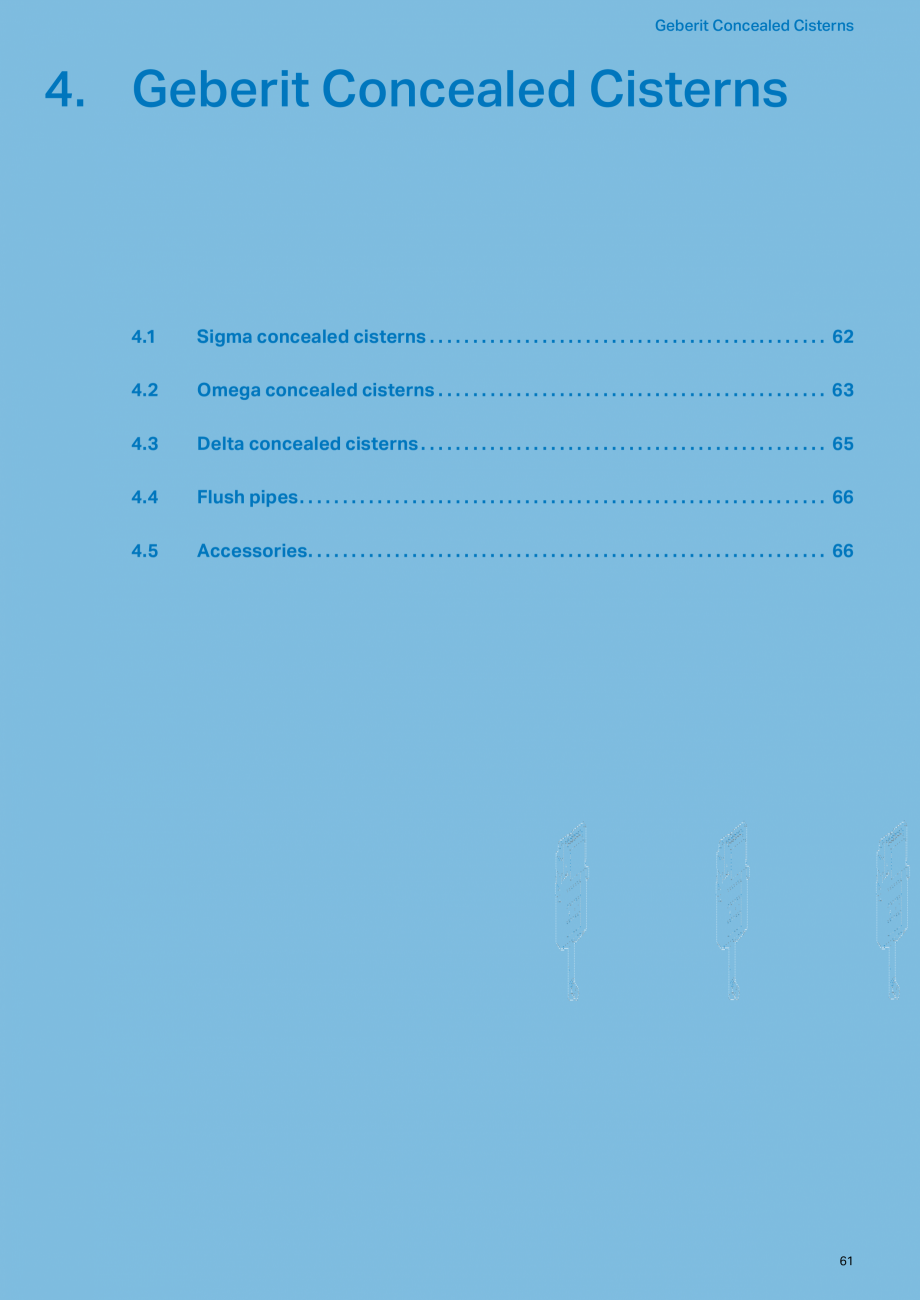 Pagina 61-Sisteme sanitare Geberit 2015-2016 GEBERIT Scurgere in pardoseala Catalog, brosura Engleza  urinal, ...