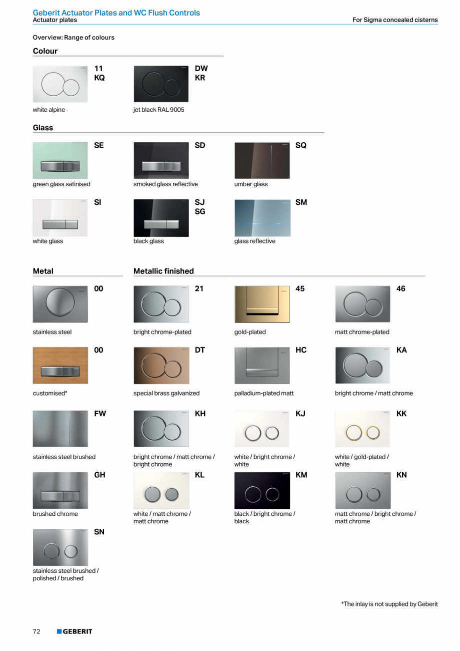 Pagina 72-Sisteme sanitare Geberit 2015-2016 GEBERIT Scurgere in pardoseala Catalog, brosura Engleza ling...