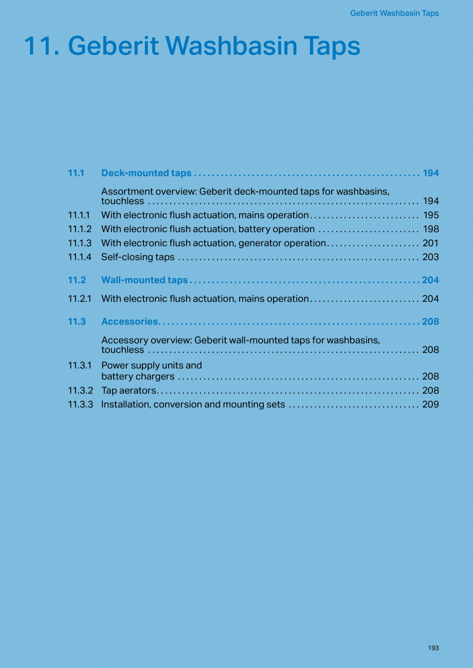 Pagina 193-Sisteme sanitare Geberit 2015-2016 GEBERIT Scurgere in pardoseala Catalog, brosura Engleza  of...