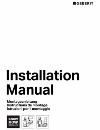 Instructiuni pentru instalare - Kit de instalare Geberit pentru rigole pentru dus din seria CleanLine
