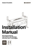 Manual de instalare pentru element de instalare Geberit Kombifix pentru dus cu scurgere in perete GEBERIT