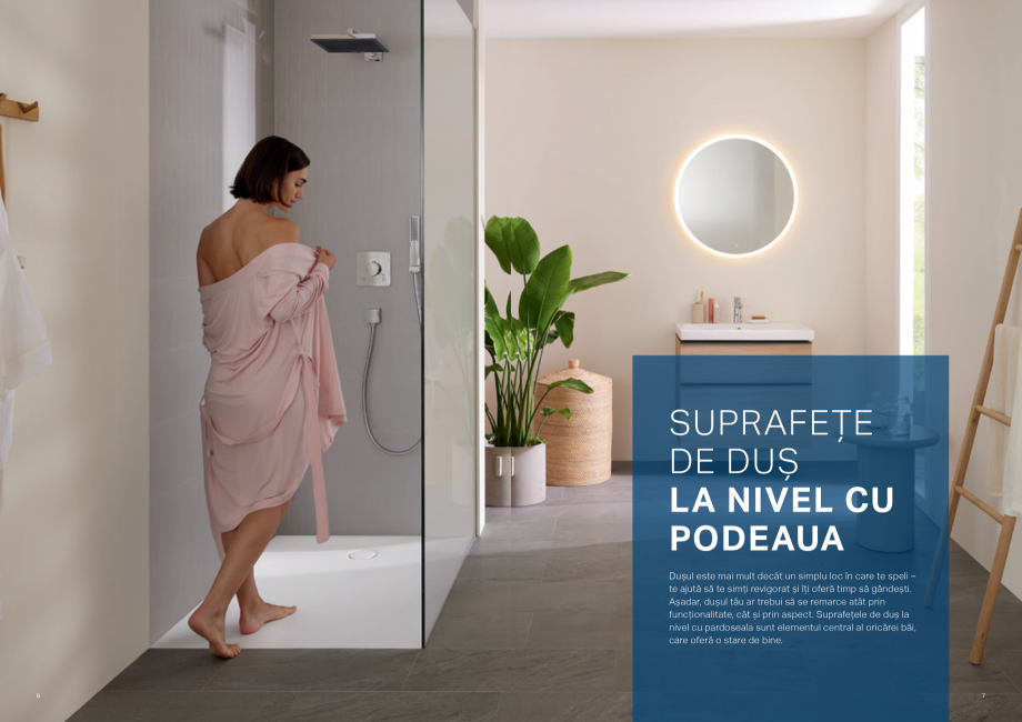 Pagina 4-Solutii pentru dus - pentru toate cerintele clientului GEBERIT Catalog, brosura Romana tabilitate,...