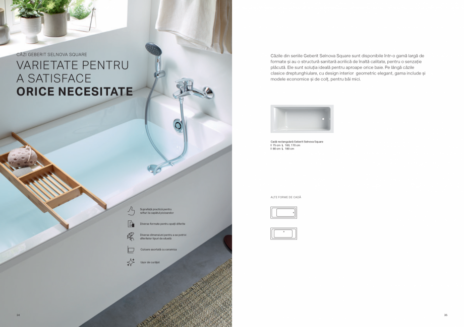 Pagina 18-Solutii pentru dus - pentru toate cerintele clientului GEBERIT Catalog, brosura Romana rerupere a...