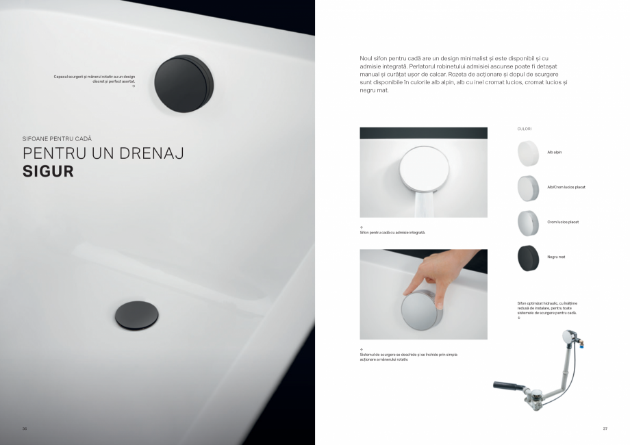 Pagina 19-Solutii pentru dus - pentru toate cerintele clientului GEBERIT Catalog, brosura Romana i pentru duș...