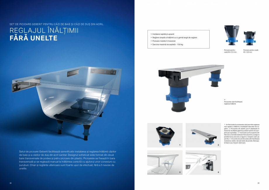Pagina 20-Solutii pentru dus - pentru toate cerintele clientului GEBERIT Catalog, brosura Romana sign variat...