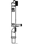 Sistem de instalare WC Sigma - vedere din profil GEBERIT - Kombifix