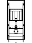 Modul sanitar pentru WC - inaltime 114 cm GEBERIT - Monolith