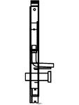 Modul sanitar pentru WC - inaltime 114 cm GEBERIT - Monolith