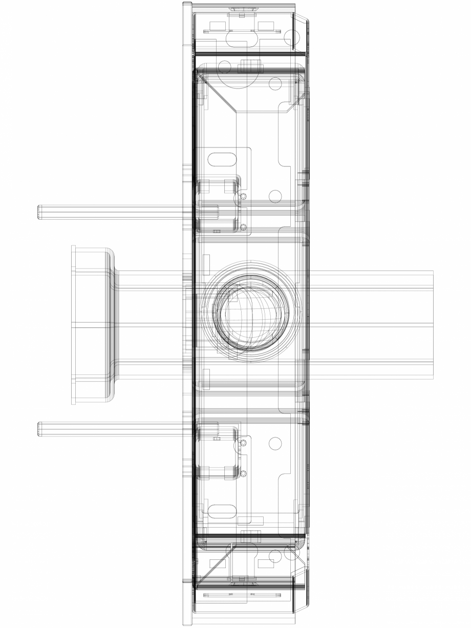 Pagina 1 - CAD-DWG Modul sanitar Geberit Monolith pentru vas WC suspendat, 101 cm cod 131.021.SJ.5_P...