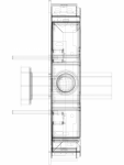 Modul sanitar Geberit Monolith pentru vas WC suspendat 114 cm cod 131 031 SI 5_P GEBERIT