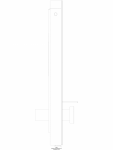Modul sanitar Geberit Monolith pentru vas WC suspendat 114 cm cod 131 031 SI 5_L GEBERIT