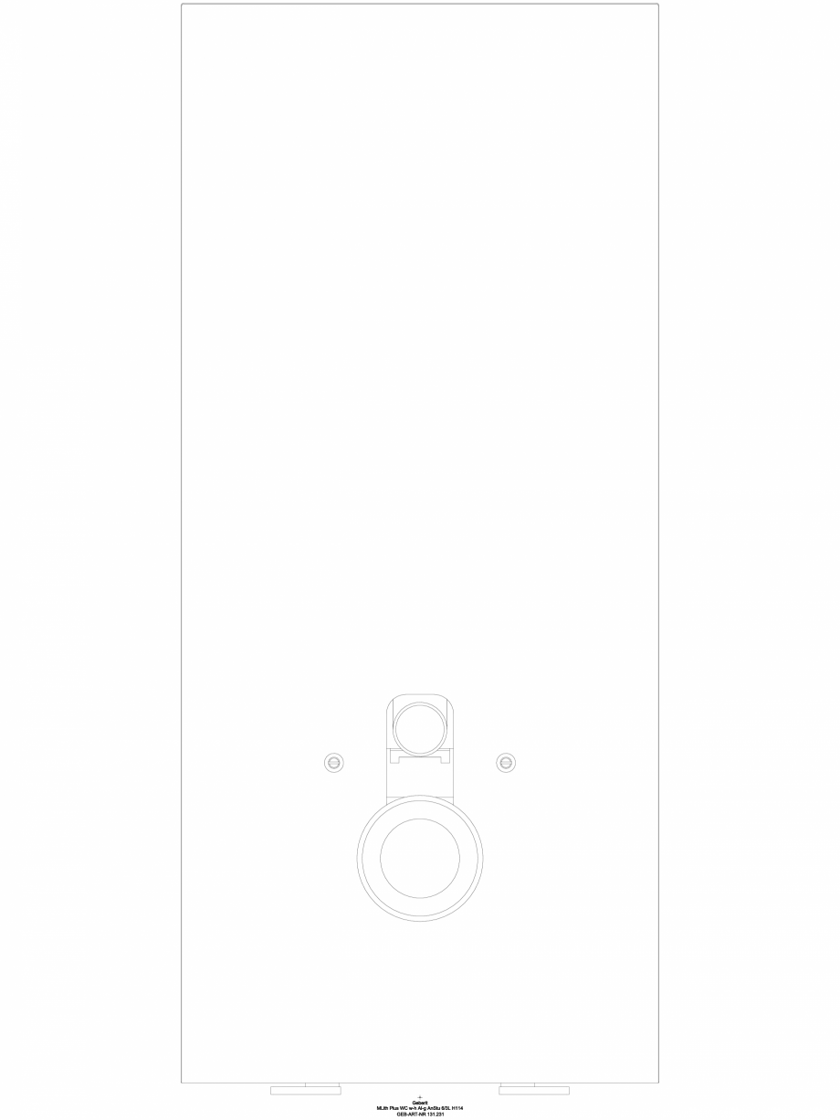 Pagina 1-CAD-DWG Modul sanitar Geberit Monolith Plus pentru vas WC suspendat, 114 cm cod 131.231.SI.5_A...