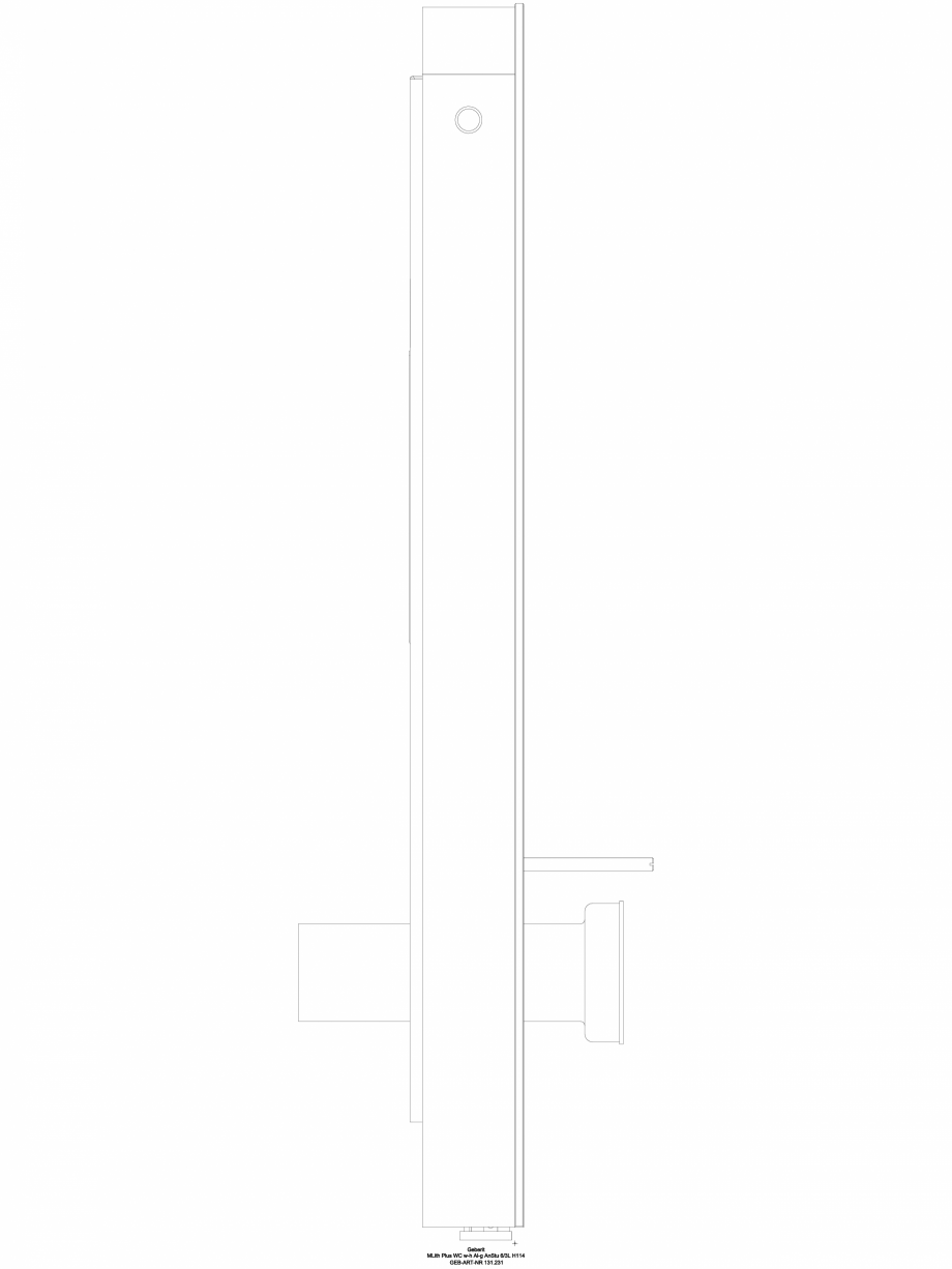 Pagina 1-CAD-DWG Modul sanitar Geberit Monolith Plus pentru vas WC suspendat, 114 cm cod 131.231.TG.5_L...