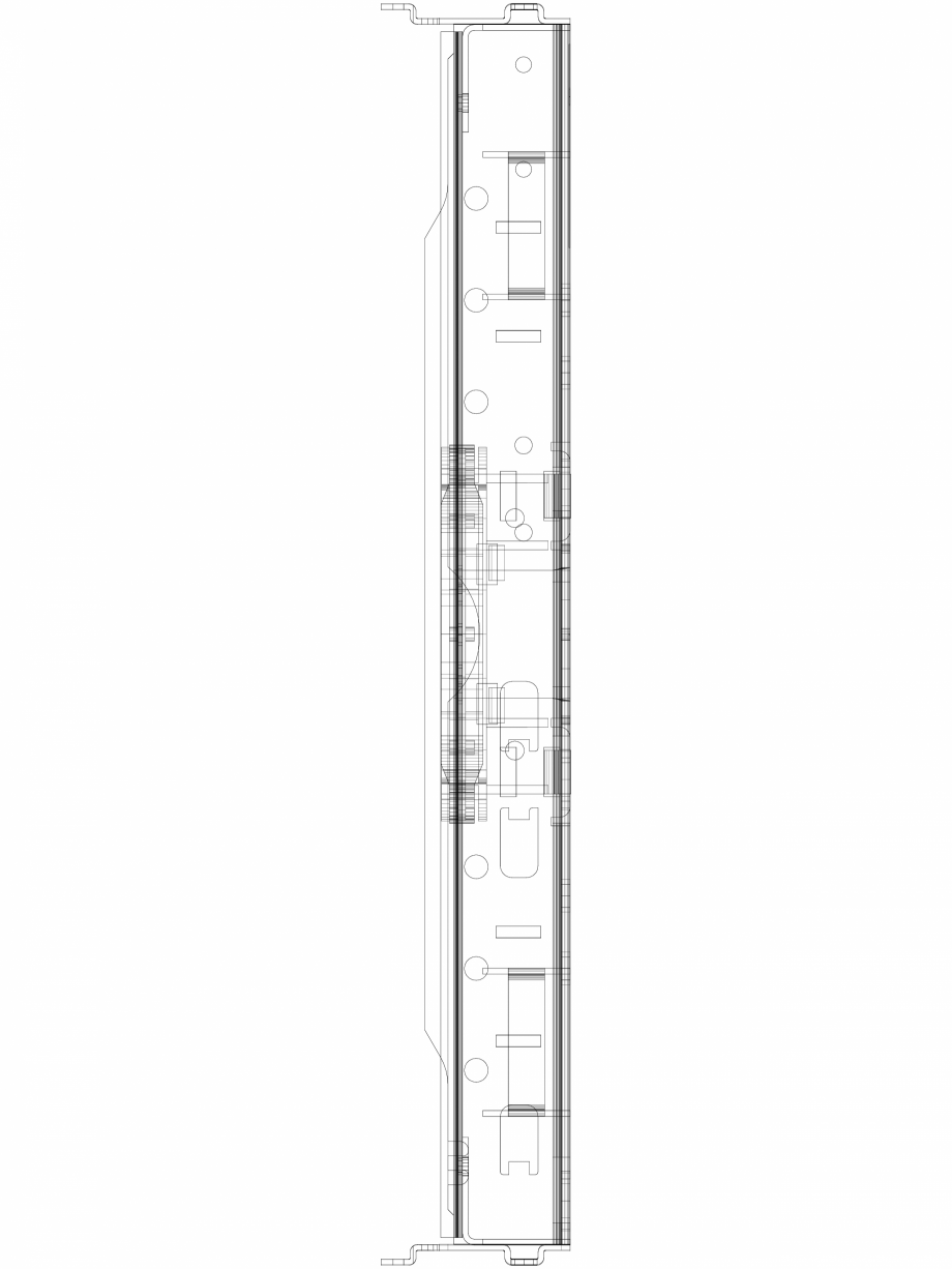 Pagina 1-CAD-DWG Element de instalare Geberit GIS pentru WC suspendat, 95 cm, WC din doua elemente cod 461...