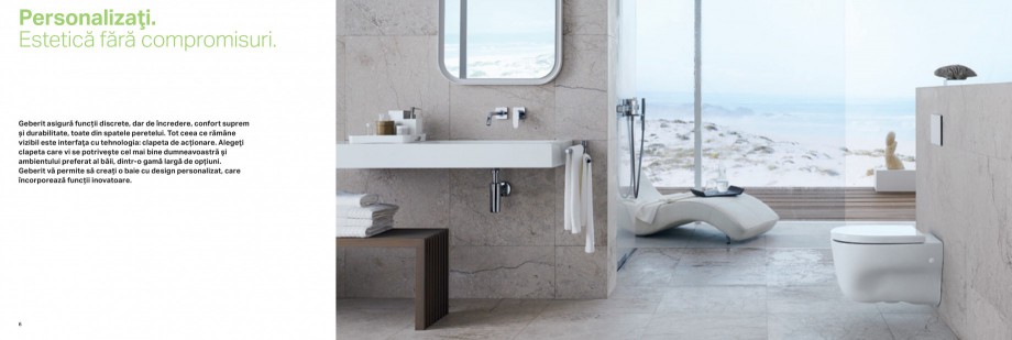 Pagina 4-Clapete de actionare pentru WC Geberit GEBERIT AquaClean Catalog, brosura Romana  / crom lucios /...