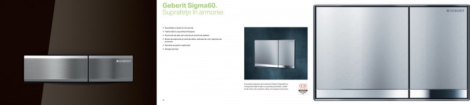 Pagina 9-Clapete de actionare pentru WC Geberit GEBERIT AquaClean Catalog, brosura Romana tră de spirit:...