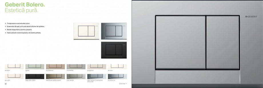 Pagina 11-Clapete de actionare pentru WC Geberit GEBERIT AquaClean Catalog, brosura Romana  click, care vă...