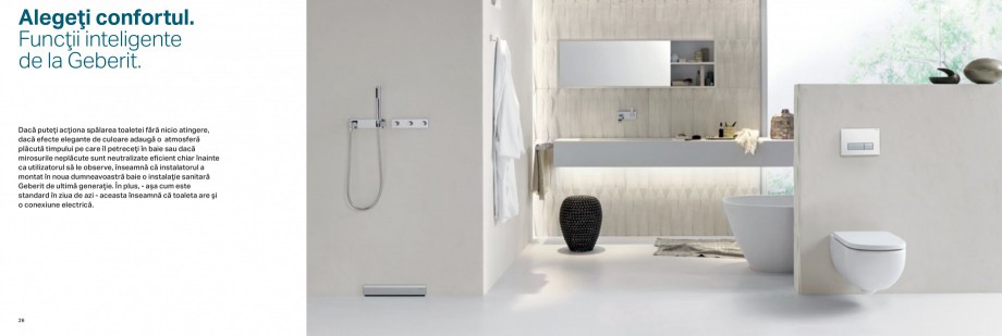 Pagina 14-Clapete de actionare pentru WC Geberit GEBERIT AquaClean Catalog, brosura Romana b / auriu / alb
...