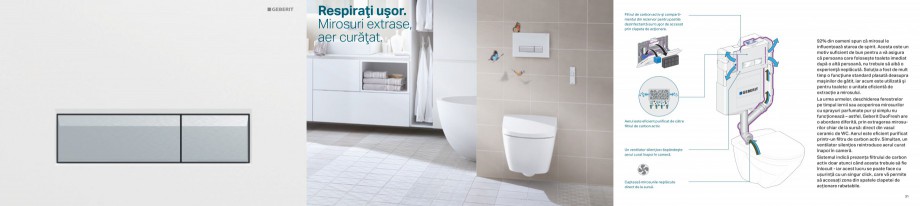 Pagina 16-Clapete de actionare pentru WC Geberit GEBERIT AquaClean Catalog, brosura Romana  pentru a...