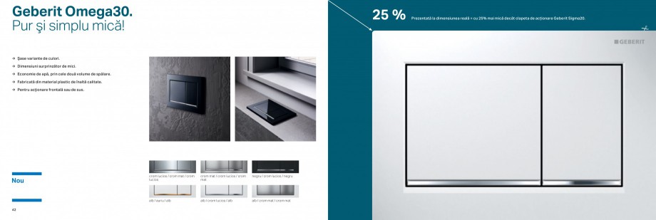 Pagina 22-Clapete de actionare pentru WC Geberit GEBERIT AquaClean Catalog, brosura Romana 