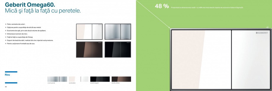 Pagina 23-Clapete de actionare pentru WC Geberit GEBERIT AquaClean Catalog, brosura Romana 